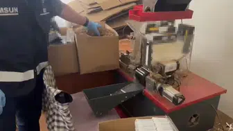 Samsun'da kaçak makaron ve tütün üretimi engellendi