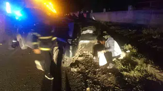 Kars'ta meydana gelen trafik kazasında 4 kişi yaralandı