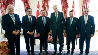 Cumhurbaşkanı Erdoğan, spor kulübü başkanlarıyla bir araya geldi