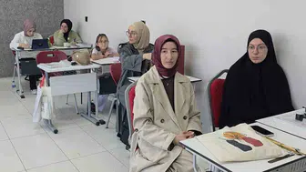 Kütahya'da geleneksel hüsn-i hat kursuna yoğun ilgi