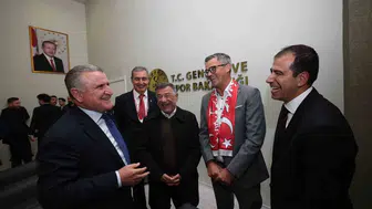 Bakan Bak, Avrupa Okul Sporları Federasyonu heyetini kabul etti