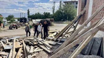 Akçadağ’da cami inşaatı devam ediyor