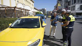 Mersin'de ticari taksilere yönelik denetimler sürüyor: 280 araca ceza uygulandı