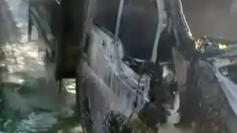 Seyir halindeki kamyonet Diyarbakır’da alev aldı