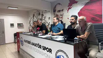 Kayseri 1. Amatör Küme 2026-2027 fikstürü belirlendi