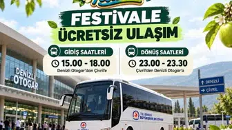 Çivril elma festivaline ücretsiz ulaşım imkanı sunulacak