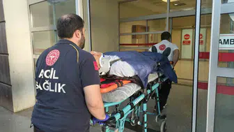 Adıyaman'da otobüs içerisinde yolcu düştü, yaralandı