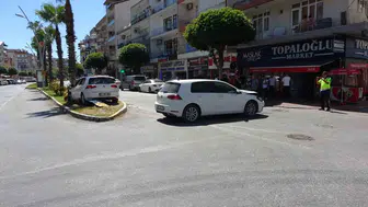 Manavgat'taki trafik kazasında 2 kişi yaralandı