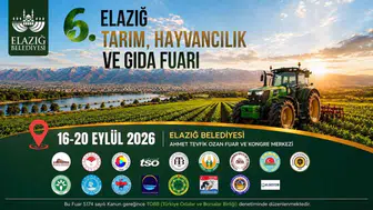 Elazığ'da tarım fuarı kapılarını açmak için hazırlanıyor