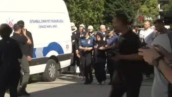Esenyurt'ta şehit olan polis memuru için düzenlenen törende duygusal anlar yaşandı