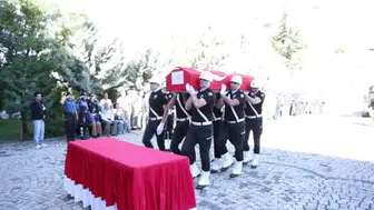 Elazığ'da hayatını kaybeden polis memuru Mert Ozan Şindi'nin cenazesi memleketine gönderildi