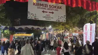 Bursa gastronomi festivali akşamları renklendi