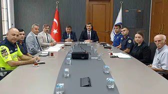 Havza'da okul güvenliği için önemli toplantı yapıldı