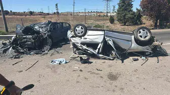 Susurluk'ta trafik kazası: 1 ölü, 2 yaralı