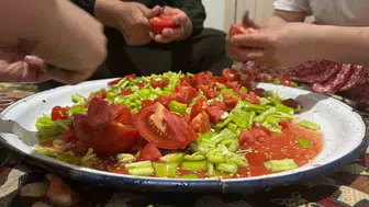 Ağrı’da yaz sebzeleri kış sofralarına hazırlanıyor