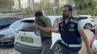Samsun'da eşine şiddet uygulayan koca tutuklandı