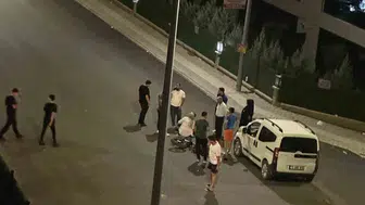 Batman'da bisiklet ile ticari araç çarpıştı: Yaralı var