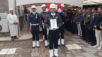 Başkomiser hacı murat özbal, son yolculuğuna dualarla uğurlandı