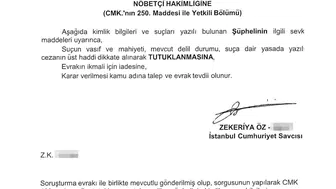 Kaşif Kozinoğlu’nu tutuklamaya sevk eden savcı Zekeriya Öz belgeleri ortaya çıktı