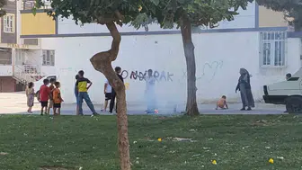 Şanlıurfa'da çocukların ateşle oyunu mahallede endişe yarattı