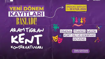 Diyarbakır'da sanatın kapıları açılıyor: Aram Tigran Kent Konservatuvarı'nda yeni dönem kayıtları başladı