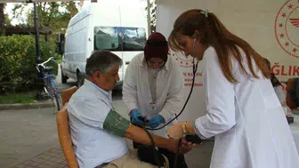 Çarşamba'da halk sağlığı haftası etkinliği ilgiyle karşılandı