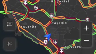İstanbul'da yağış trafik yoğunluğunu yüzde 78'e çıkardı