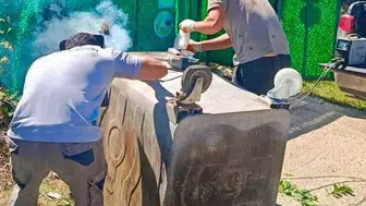 Sinop'ta çöp konteynerleri yerinde onarılarak geri kazandırılıyor
