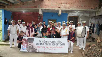Trabzon'da gazilere özel sürpriz ziyaret