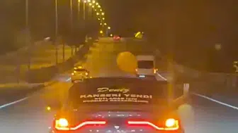 Kanseri yenen Deniz için Karabük'te otomobil turu düzenlendi