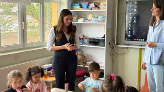 Kaymakam Sevde Nur Mantı, anaokulunu ziyaret etti