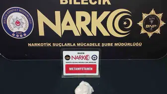 Bilecik’te bir kişi metamfetaminle yakalandı