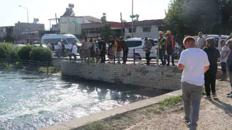 Adana'da sulama kanalında kaybolan kişinin arama çalışmaları sürüyor