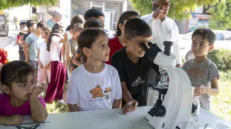 Mersin’de bilim atölyeleri çocukların ayağına taşındı