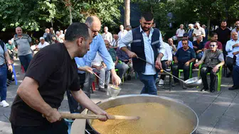 Siverek'te bulgur kaynatma geleneği yeniden canlandı