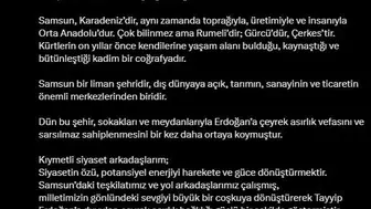 Süleyman Soylu, Samsun'u Türk siyasi hayatının ölçüsü olarak tanımladı