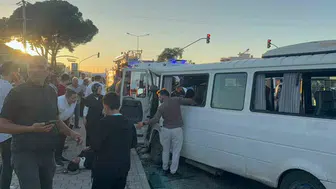 Aydın'ın İncirliova ilçesinde trafik kazası: 10 yaralı