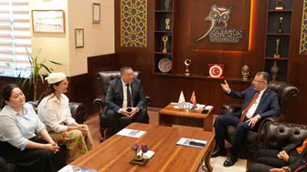 KBÜ ve Atyrau Üniversitesi arasında yüksek lisans iş birliği protokolü imzalandı