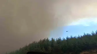Kozan'da orman yangını devam ediyor: 5 helikopter, 2 uçakla mücadele sürüyor