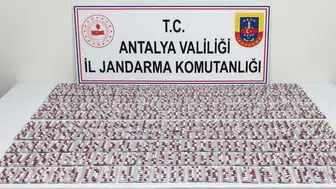 Manavgat'ta uyuşturucu operasyonu: 3 bin sentetik hap ele geçirildi