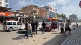 Osmaniye’de iki otomobilin çarpıştığı kazada 2 kişi yaralandı