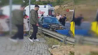 Başakşehir'de İETT otobüsüyle çarpışan otomobilde 3 yaralı