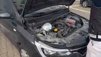 Bingöl’de otomobilin motor bölümünde 1 kilo 348 gram esrar ele geçirildi