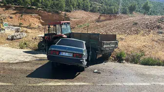 Ermenek'te trafik kazasında 3 kişi yaralandı