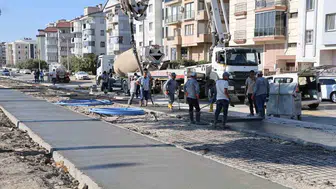 Söke’de bisiklet ve yürüyüş yolu projesinde ikinci etap hızlandı