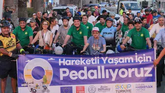Besim Dutlulu, Avrupa Hareketlilik Haftası’nda bisiklet turuna katıldı