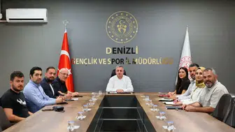 Denizli’de yeni sezon hazırlıkları için antrenman saha planlaması yapıldı