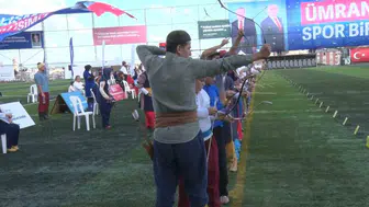 Ümraniye'de geleneksel okçuluk yarışması büyük ilgi gördü