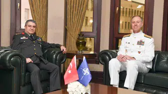 Genelkurmay başkanı Bayraktaroğlu, NATO komutanı Wikoff'u kabul etti