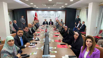 Irak'taki El Hikmet Hareketi milletvekilleri BBP Genel Başkanı Destici'yi ziyaret etti